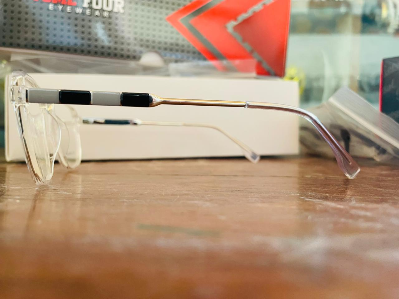 Proposal S76009 Clear Aviator Eyeglasses | TR90 Lightweight Double Bridge | Saad Optics