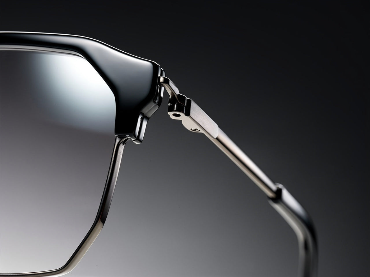 Benton 8804 Geometric Double Bridge Eyeglasses | Black Hexagonal Frame | Saad Optics
