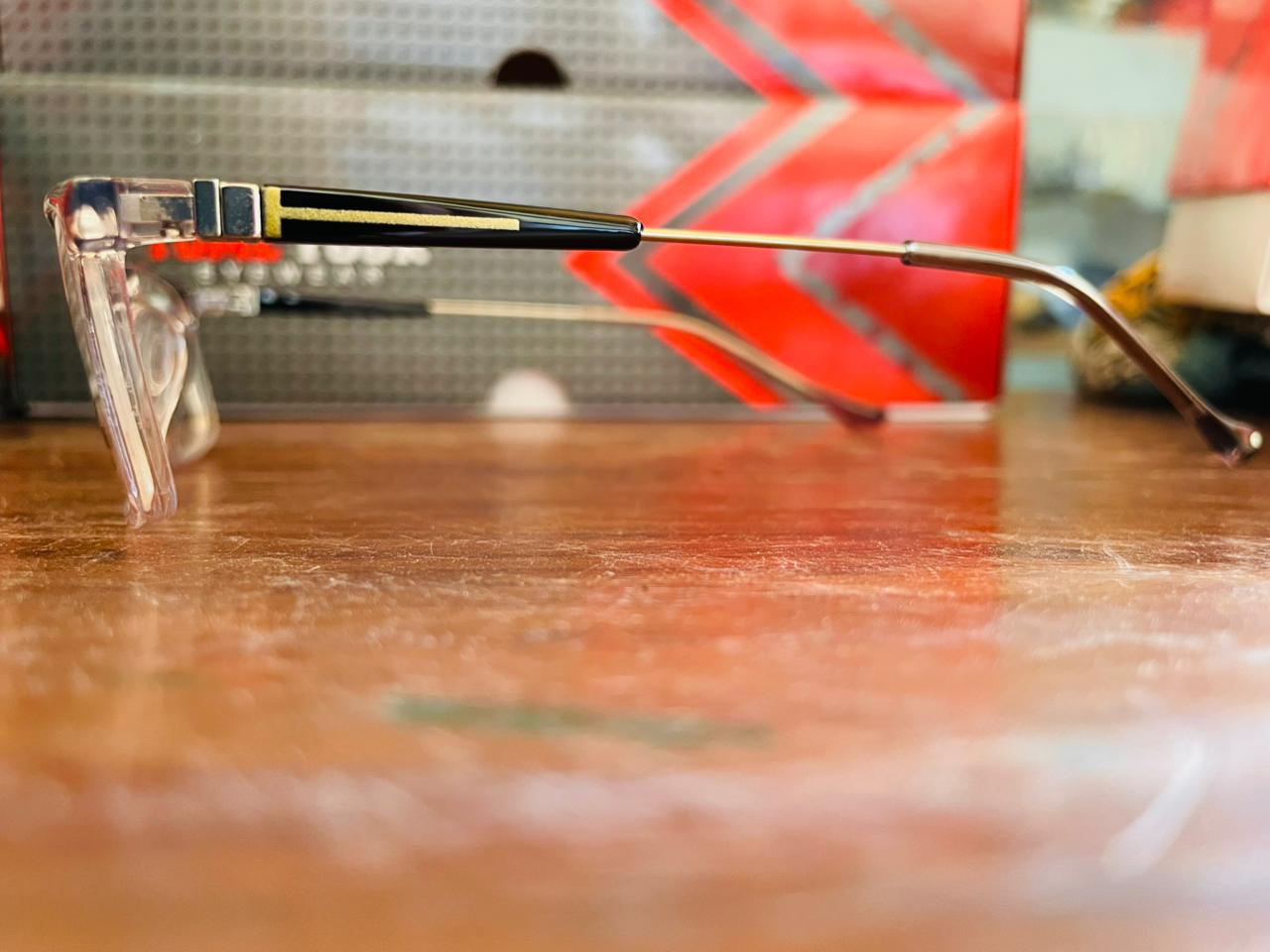 Tome Four TR85806 Gradient Browline Glasses | TR90 Lightweight Frame | Saad Optics