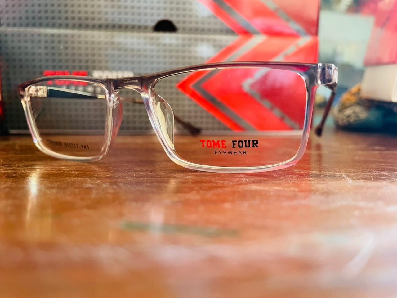 Tome Four TR85806 Gradient Browline Glasses | TR90 Lightweight Frame | Saad Optics