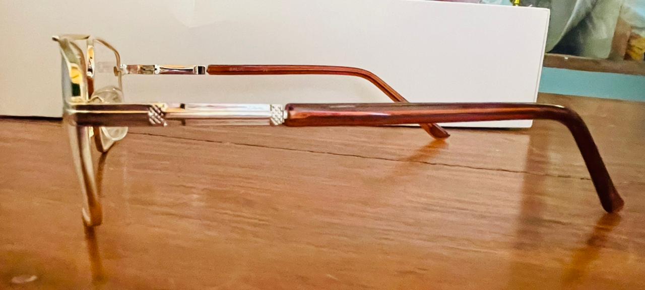 SALVC Gold Double Bridge Glasses | Executive Metal Frame | Saad Optics